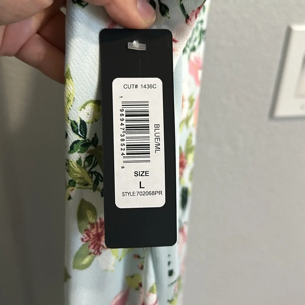 Bebe slip dress. Size M. NWT! Has a very light blue tint to it. Midi dress. - Picture 8 of 8